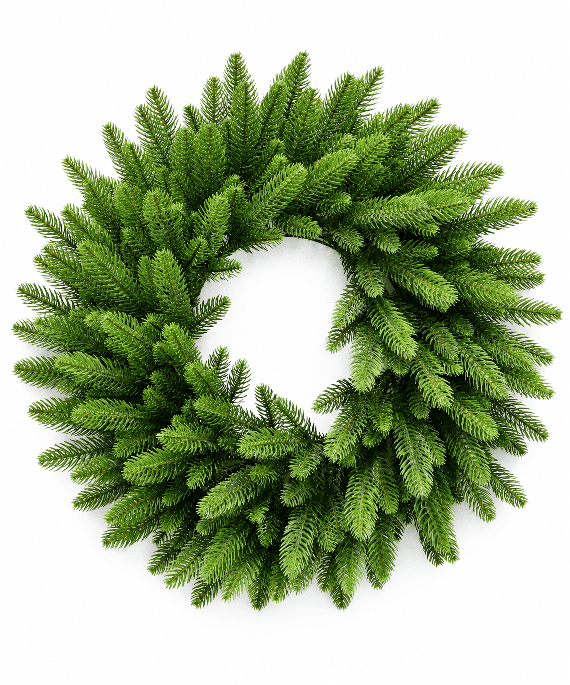 Couronne de Noël en sapin artificiel Alpea - Vert