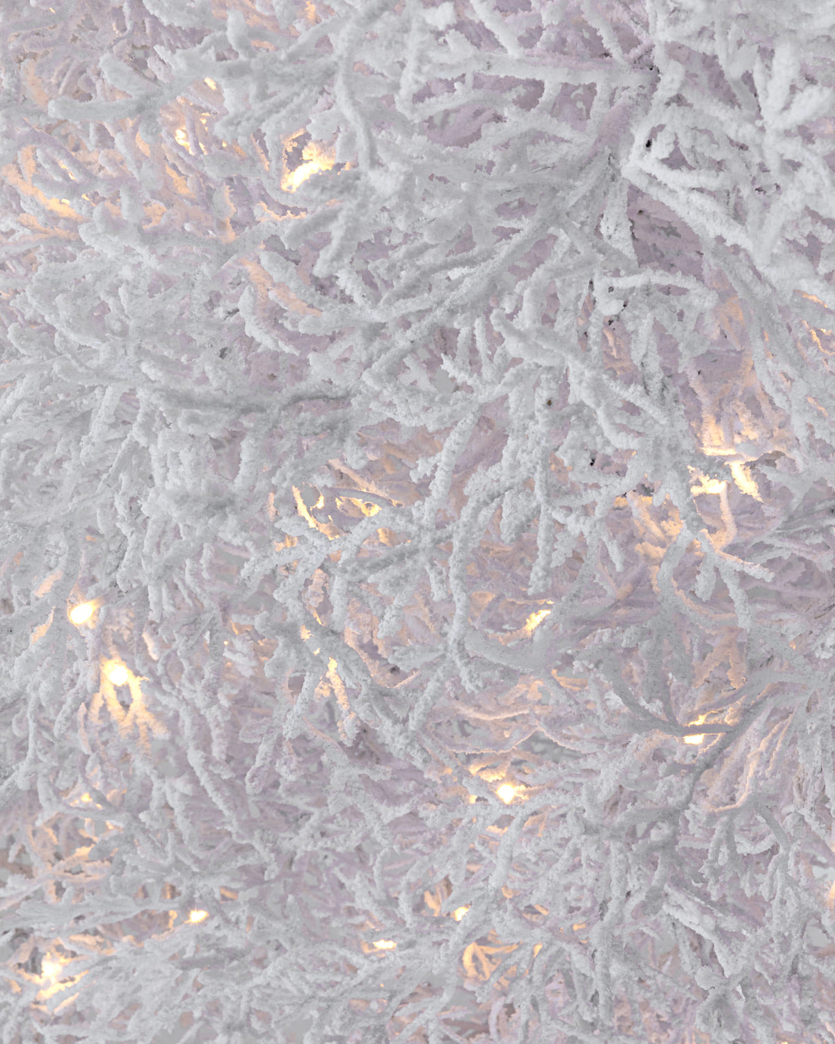 Sapin de Noël artificiel lumineux Arvela - Blanc