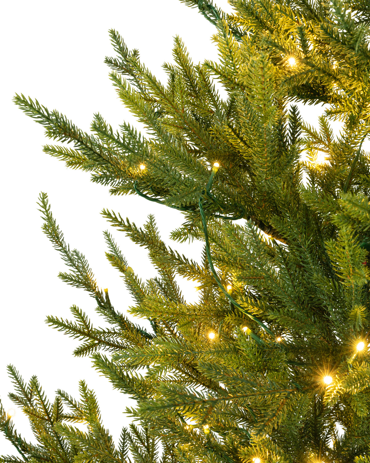 Sapin de Noël artificiel lumineux Montara - Vert