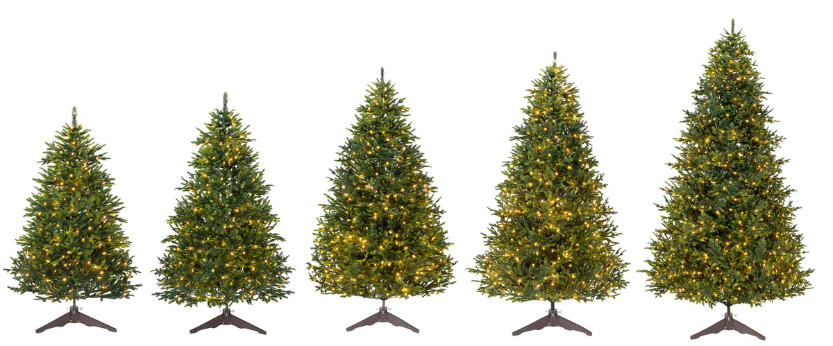 Sapin de Noël artificiel lumineux Valtera - Vert