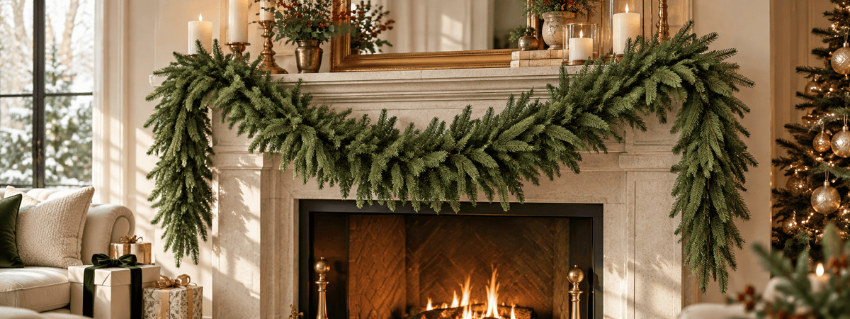Comment accrocher une guirlande de sapin sans abîmer son intérieur ?