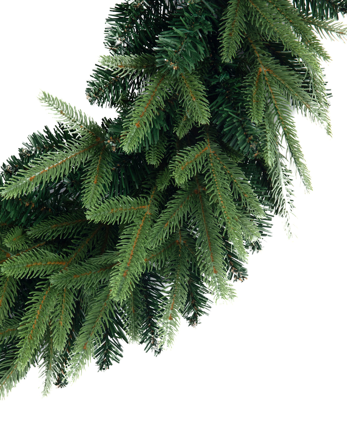 Couronne de Noël en sapin artificiel Elvara - Vert