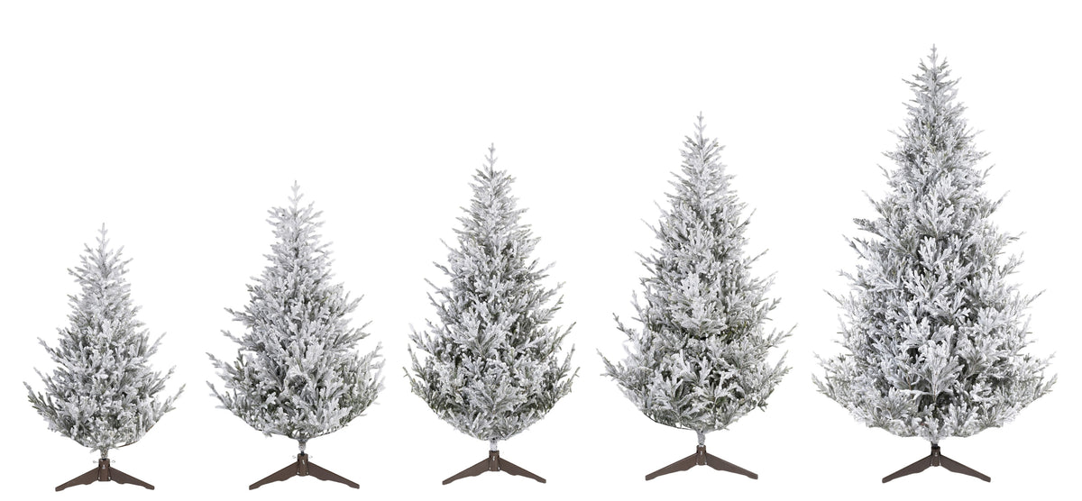 Sapin de Noël artificiel Montara - Vert enneigé