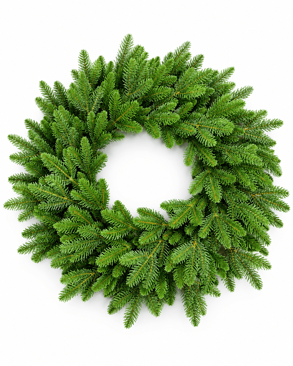 Couronne de Noël en sapin artificiel Norwald - Vert
