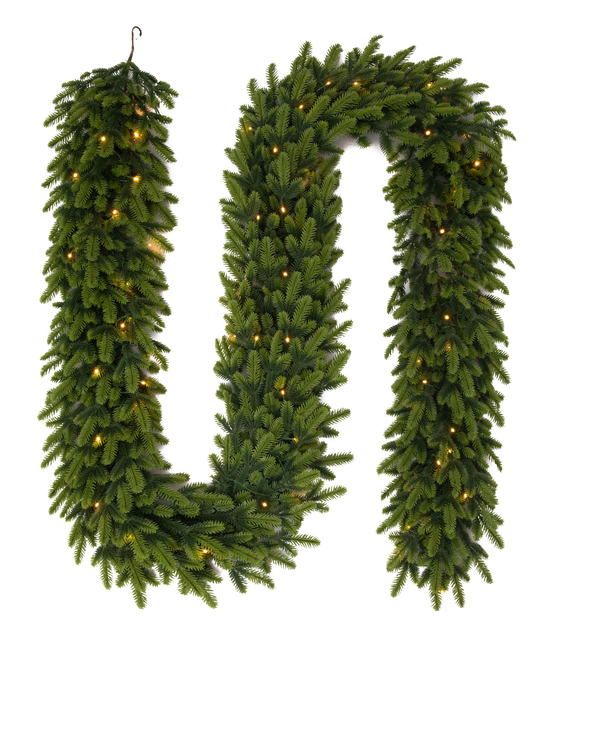 Guirlande de Noël lumineuse en sapin artificiel Valtera - Vert sapin