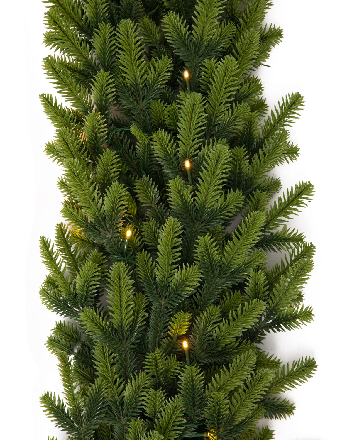 Guirlande de Noël lumineuse en sapin artificiel Valtera - Vert sapin